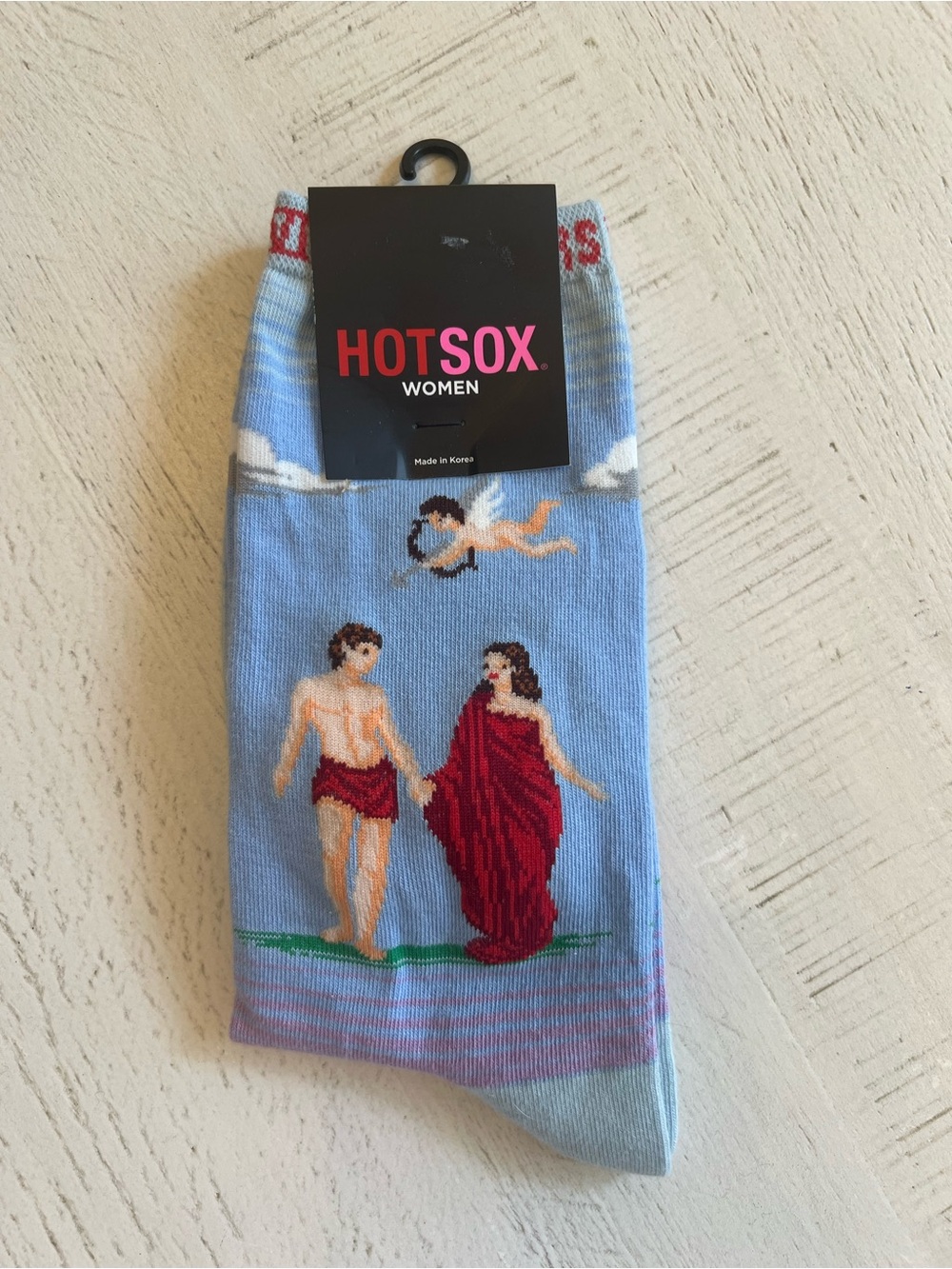 NWT Hot Sox Adam and Eve